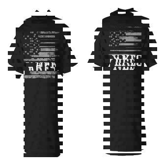 Yankees Name Us Flag T-Shirt - Thegiftio UK