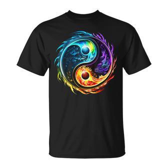 Yin Yang Taoismus Tai Chi Qi Gong Polarität Dualität Yoga T-Shirt - Geschenkecke
