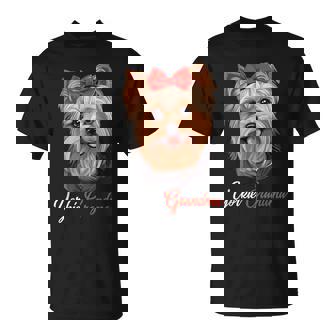 Yorkie Grandma Yorkshire Terrier Dog Lover Mother's Day T-Shirt - Thegiftio UK