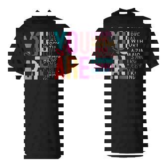 You Are Enough 感動的な引用と断言 Tシャツ - Kawaiitshirt