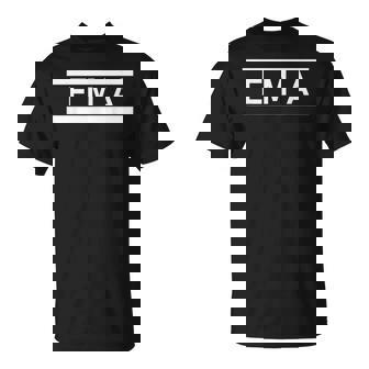 「Ema」ヘボン式「えま」「エマ」下の名前 ローマ字 名入れ 名乗り ラテン文字 綴り Tシャツ - Kawaiitshirt