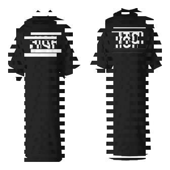 「Hitoshi」ヘボン式「ひとし」「ヒトシ」下の名前 ローマ字 名入れ 名乗り ラテン文字 綴り Tシャツ - Kawaiitshirt