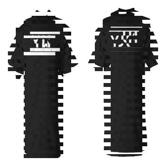 「Yuki」ヘボン式「ゆうき」「ゆき」「ユーキ」「ユキ」下の名前 ローマ字 名入れ 名乗り ラテン文字 綴り Tシャツ - Kawaiitshirt