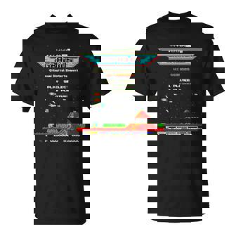 「グラディウス」上上下下左右左右ba スタート Tシャツ - Kawaiitshirt