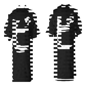 【ピ】カタカナ 一文字 可愛い 日本語 面白い おもしろ ネタ 筆文字 片仮名 五十音 文字 かっこいい ウケ狙い 毛筆 Tシャツ - Kawaiitshirt