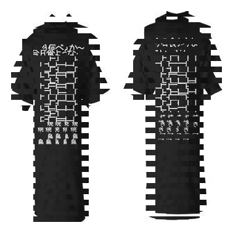 【今日何食べようかな 焼き鳥】あみだくじ 遊び心 おもしろ 面白い ユーモア ネタ ウケ狙い 笑える 変な Tシャツ - Kawaiitshirt