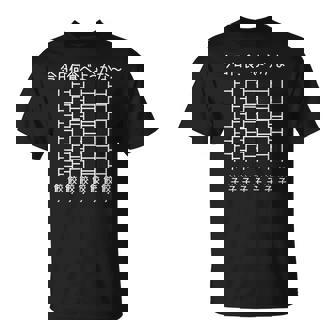 【今日何食べようかな 餃子】あみだくじ 遊び心 おもしろ 面白い ユーモア ギャグ ネタ ウケ狙い 笑える 変な Tシャツ - Kawaiitshirt