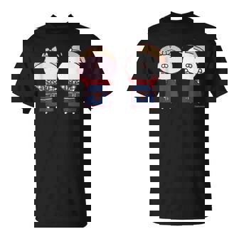 うさまる うさまるとうさこ ダークカラー Tシャツ - Kawaiitshirt