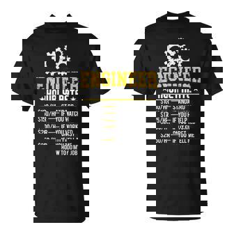 おかしいエンジニア時給工学設計労務レート Tシャツ - Kawaiitshirt