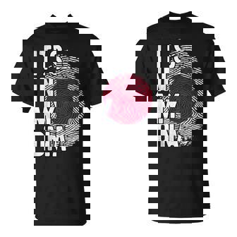 おかしな It's In My Dna 日本国旗 指紋 Tシャツ - Kawaiitshirt