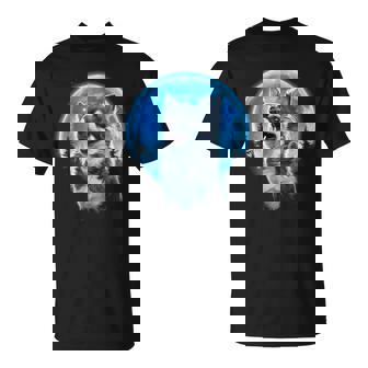 おもしろチワワ吠え月 チワワオーナー。 Tシャツ - Kawaiitshirt