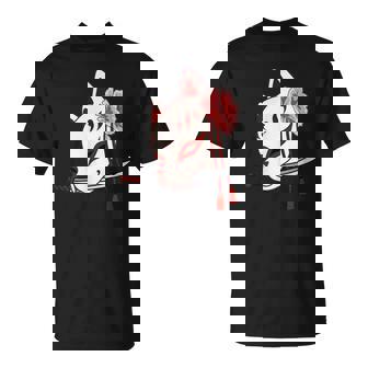 かたな付きキツネマスク Tシャツ - Kawaiitshirt