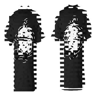 かわいい どんぐり 笑顔 ハッピー どんぐり ブラックワーク ミニマリスト Tシャツ - Kawaiitshirt