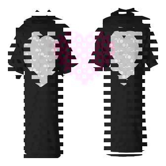 かわいい ライトブルー ピンク 水玉模様 ミニマリスト グラフィック Tシャツ - Kawaiitshirt