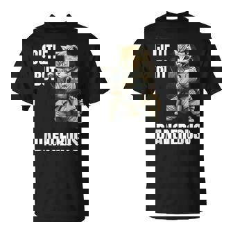 かわいいけど危険な空手 面白い テコンドー 猫 格闘技 Tシャツ - Kawaiitshirt