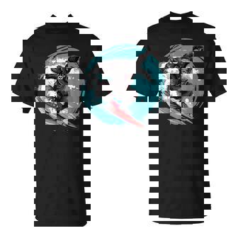 かわいいゴリラサーフィン Tシャツ - Kawaiitshirt