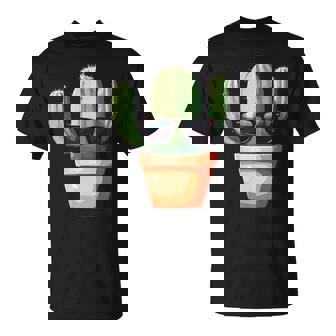 かわいいサボテン 鉢植え サボテン Tシャツ - Kawaiitshirt