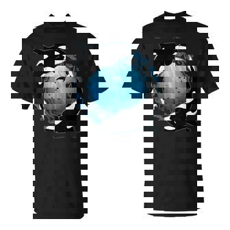 かわいいシャチキラークジラ Tシャツ - Kawaiitshirt