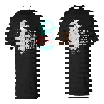 かわいいピジョン This Is My Book キャラクターコスチューム 読書用 Tシャツ - Kawaiitshirt