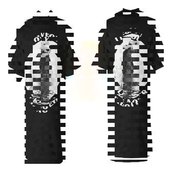 かわいいラッコ 言って I Love You Like No Otter私はあなたを愛しています Tシャツ - Kawaiitshirt