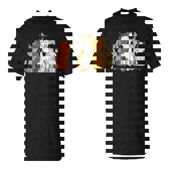 かわいい漫画の猫のイラスト Tシャツ - Kawaiitshirt