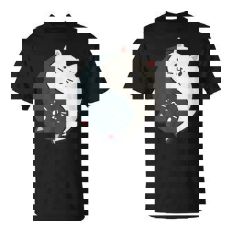 かわいい猫と一緒に陰陽師のサイン I Karma Yoga Cat Tシャツ - Kawaiitshirt