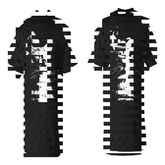 かわいい猫のポートレートデザイン。 Tシャツ - Kawaiitshirt