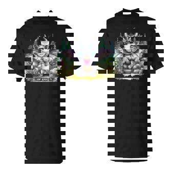 かわいい赤ちゃんドラゴンハート森林ファンタジー水彩ar Tシャツ - Kawaiitshirt