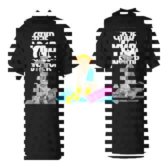 かわいい黄色いラブラドールヨガの先生が犬の子犬のためにヨガを作ります。 Tシャツ - Kawaiitshirt