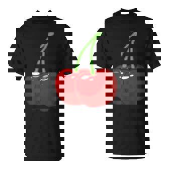 さくらんぼ2本 Tシャツ - Kawaiitshirt