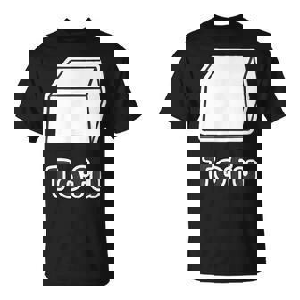 とうふ Tofu（豆腐）【Gohan ごはんタイム】ゆるくて かわいい 面白い イラスト Tシャツ - Kawaiitshirt