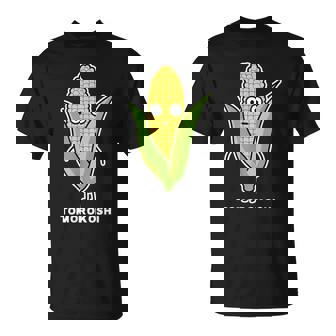 とうもろこし 顔 イラスト かわいい おもしろ 面白い 簡単 シンプル ゆるい 野菜 Tシャツ - Kawaiitshirt