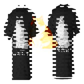 ねこのいいなり 猫 ネコ ぽっちゃり オレンジ猫 茶白猫 茶トラ白猫 イラスト 猫好き おしゃれ かわいい Tシャツ - Kawaiitshirt