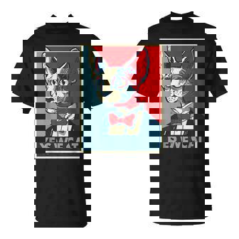 はい、私たちは面白い猫を社長として猫好きの猫好きの猫ルール面白い Tシャツ - Kawaiitshirt