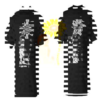 ひまわり サンシャイン ビーグル 動物 ペット ハウンド 犬 恋人 ギフト Tシャツ - Kawaiitshirt