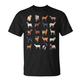 ふれあい動物園 たくさんのヤギ Tシャツ - Kawaiitshirt