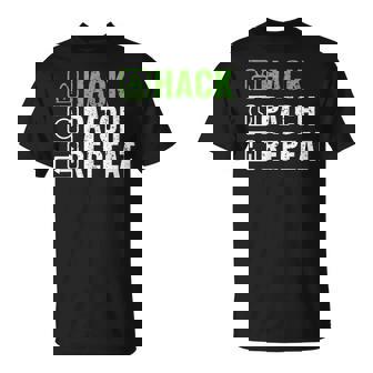 へのギフト ハック パッチ リピート エシカル ハッカー サイバーセキュリティ Tシャツ - Kawaiitshirt