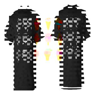 アイスクリーム アイスクリーム アイスクリーム販売ソフトアイスクリーム Tシャツ - Kawaiitshirt