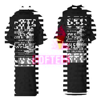 アイスクリームセラーコスチュームソフトアイスクリームはアイスクリームを言わないで話す Tシャツ - Kawaiitshirt