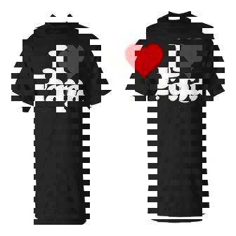 アイラブハートパパ父の日パパパパ Tシャツ - Kawaiitshirt