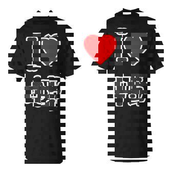 アイラブ・中野（I Love ハート）ビッグ 大きな文字【23区】ジモティ Jimo-T 地元愛 面白い Tシャツ - Kawaiitshirt