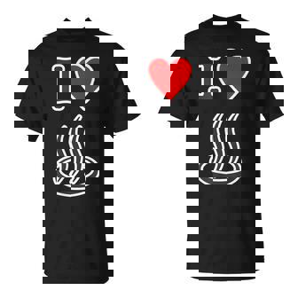 アイラブ・温泉 温泉マーク お風呂 銭湯 記号 お土産 旅行 ハート スタッフ メッセージ・面白 Tシャツ - Kawaiitshirt