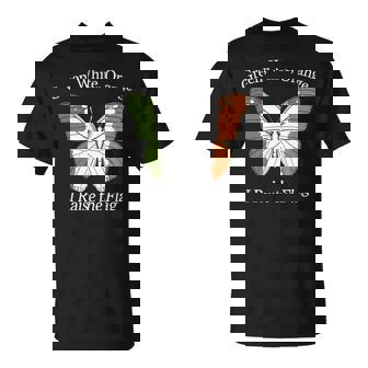 アイルランド、緑、白、オレンジの国旗を誇り Tシャツ - Kawaiitshirt