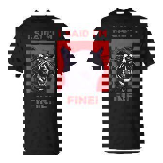 アイ・サイド・アイ・アイム・ファニー・キャット Tシャツ - Kawaiitshirt