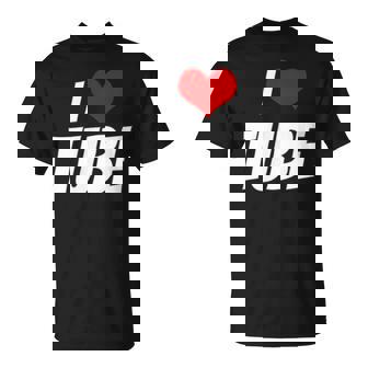 アイ・ラブ・チューブ・ハート Tシャツ - Kawaiitshirt