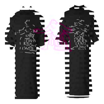 アスレチック相撲インスピレーションシルエット Tシャツ - Kawaiitshirt