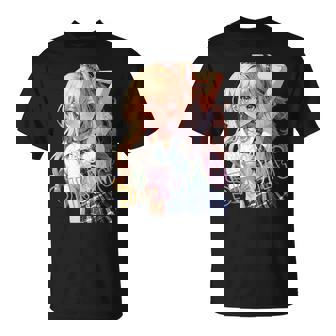 アニメ風イラスト ギャル 最強 可愛い女の子 Tシャツ - Kawaiitshirt