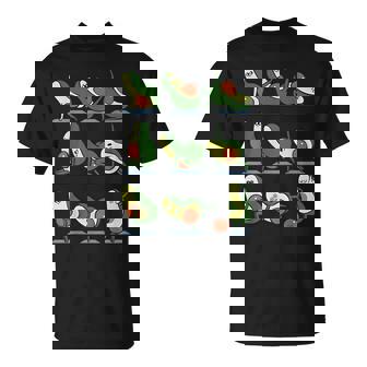 アボカドヨガ フラット腹部用 Tシャツ - Kawaiitshirt