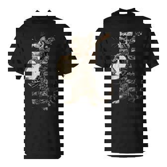 アメリカンショートヘアキャット ブルーグラス バンジョープレイヤー Tシャツ - Kawaiitshirt