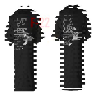 アメリカ航空機ステルス戦闘機 F22 ラプター Tシャツ - Kawaiitshirt